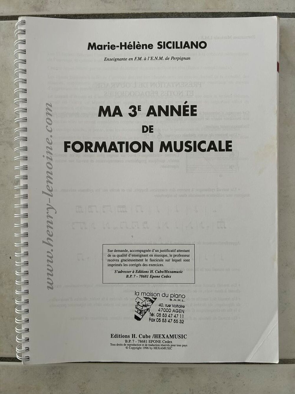 Livres de musique Livres et BD