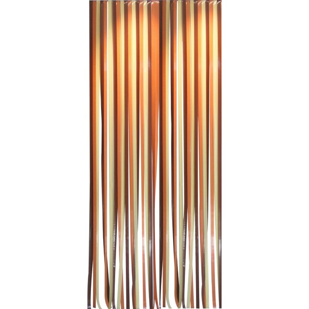 RIDEAU DE PORTE - LANI&Egrave;RE - 120 X 220 CM - BEIGE / BRUN Décoration