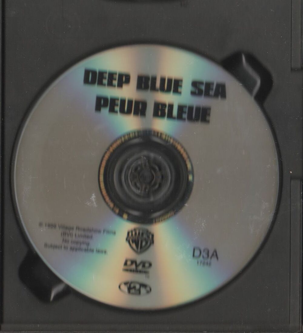 Peur Bleue DVD et blu-ray