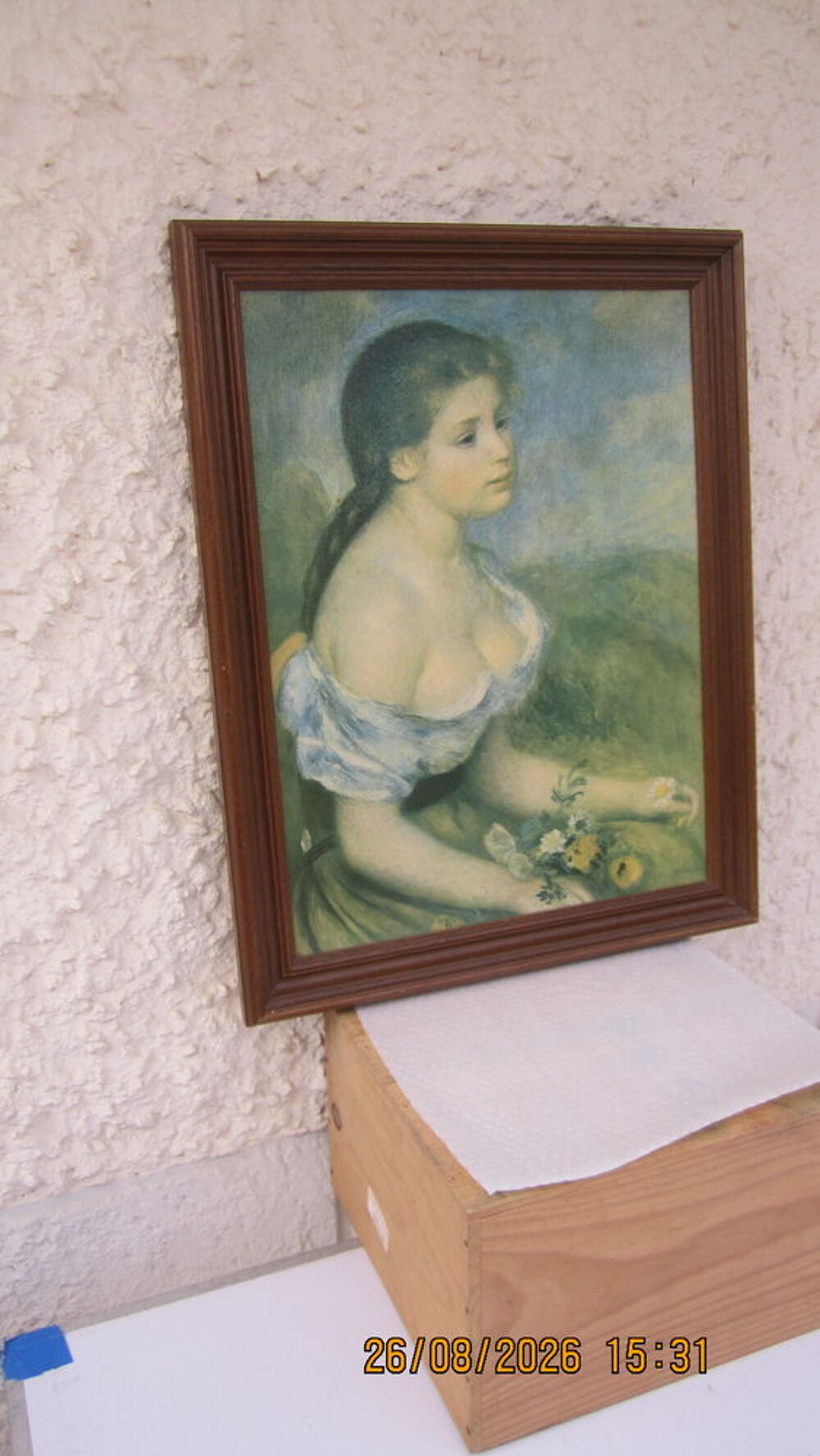 Jeune Fille au bouquet Décoration