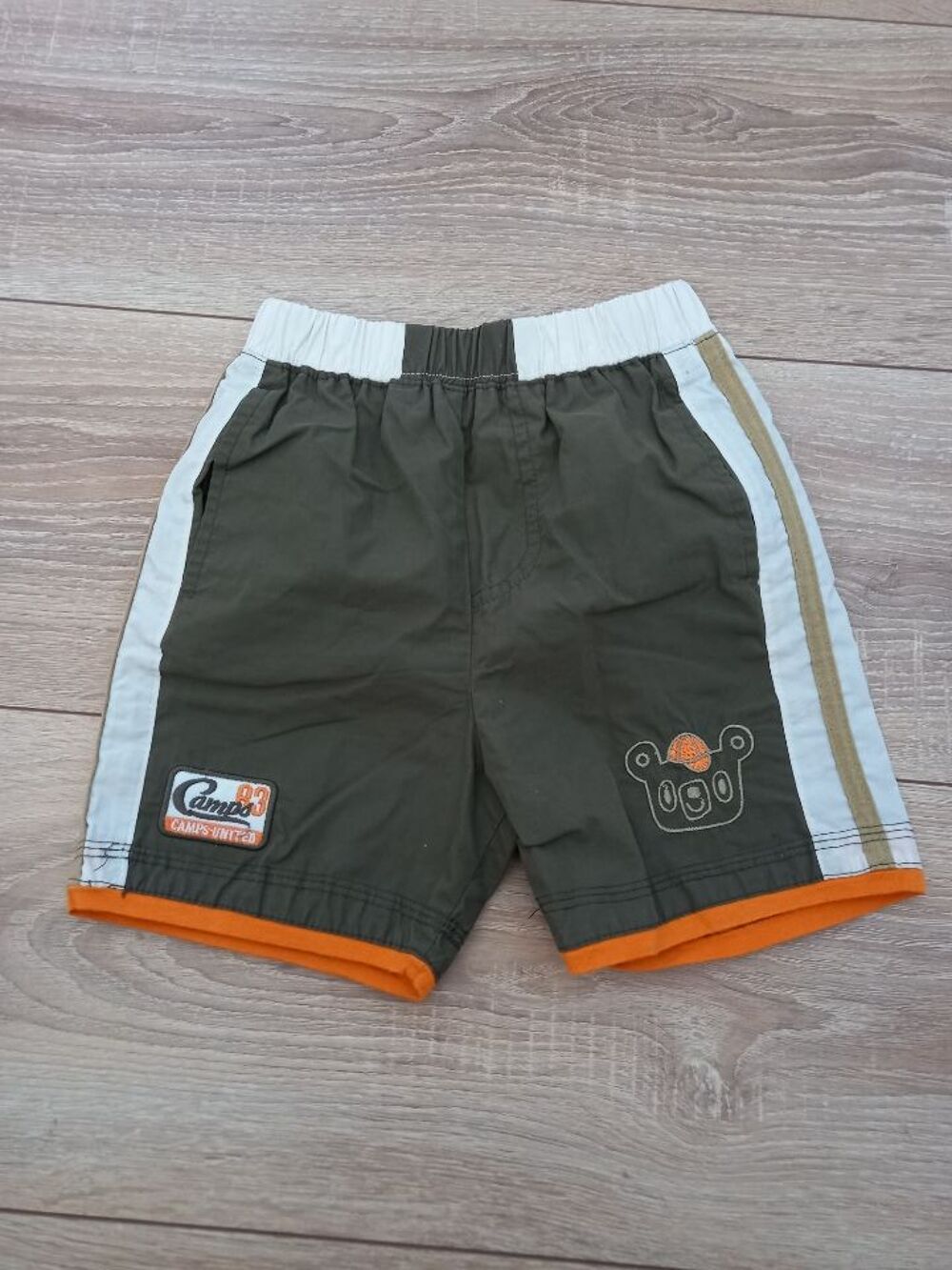 Short kaki et orange 2 ans Vêtements enfants