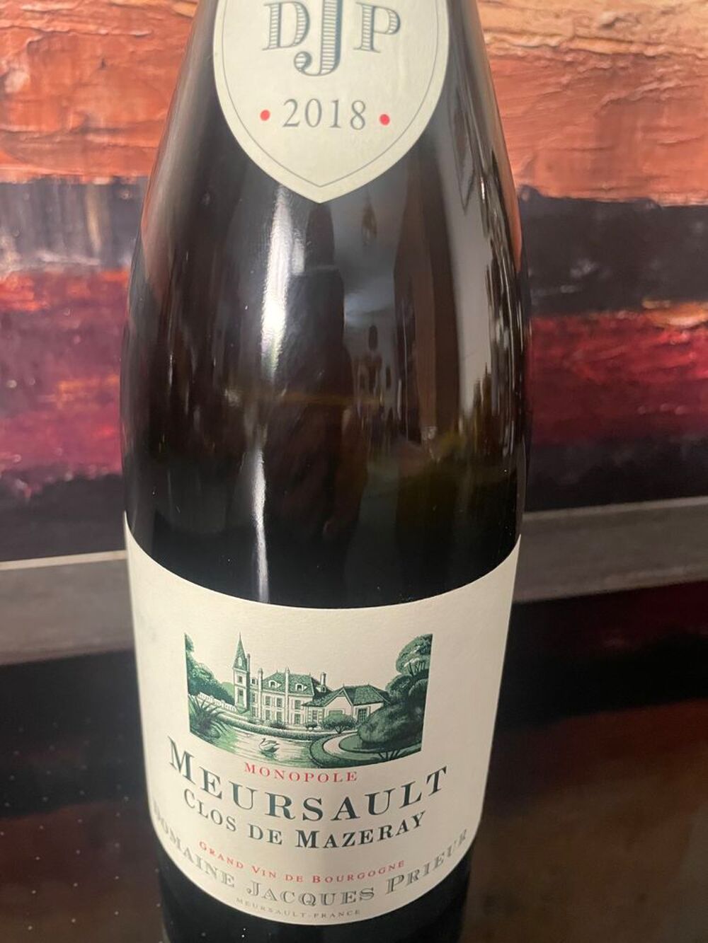 1 Bt MEURSAULT CLOS DE MAZERAY 2018 Monopole - Dom J.PRIEUR Cuisine