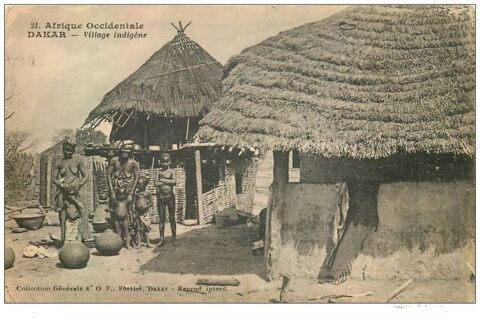 Afrique Occidentale---Sngal  Dakar - Village Indigne 3 Doullens (80)