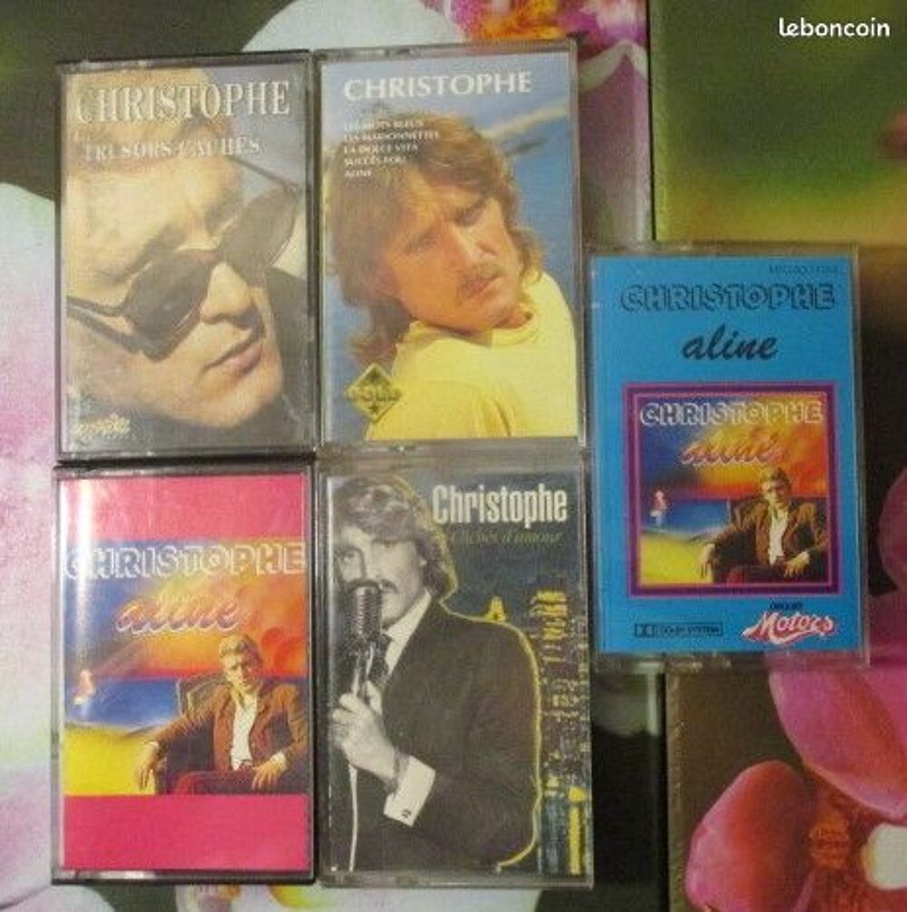 Cassettes audio Christophe CD et vinyles