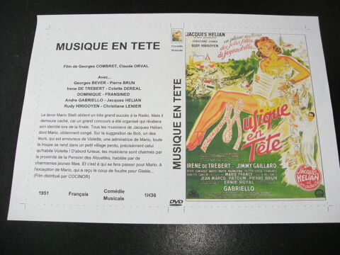 Film :   Musique en tete    35 Saint-Médard-en-Jalles (33)
