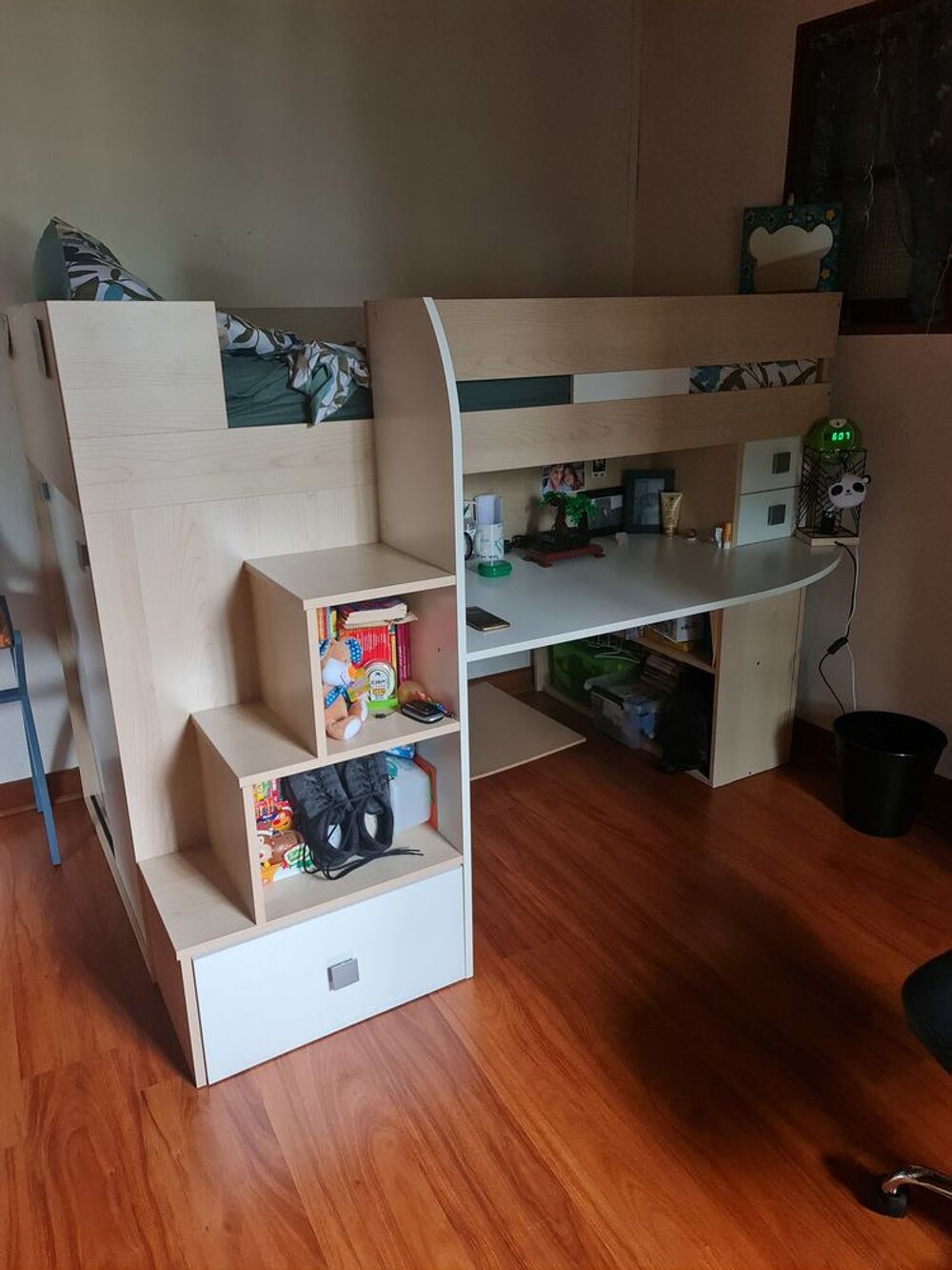 LIT MEZZANINE BOIS 1 PLACE Mobilier enfants