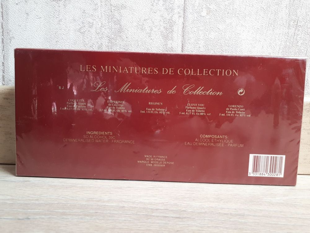 Coffret de miniatures de parfum / MD1169 
