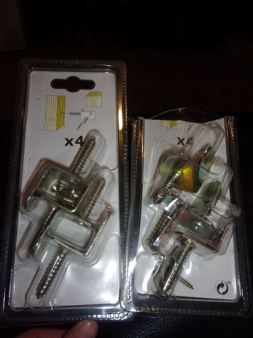 Equerres pour assemblage de meubles Bricolage