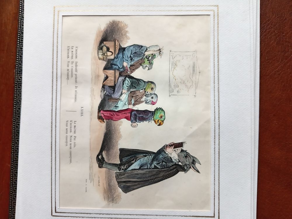 65 GRAVURES DE GRANVILLE LES METAMORPHOSES DU JOUR 

