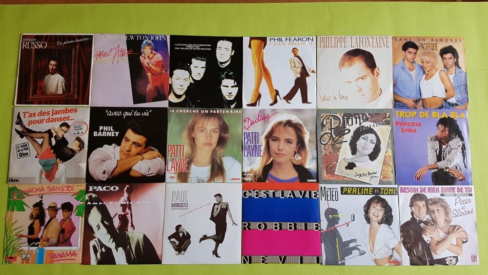 LES 45T PHOTO 7 CD et vinyles