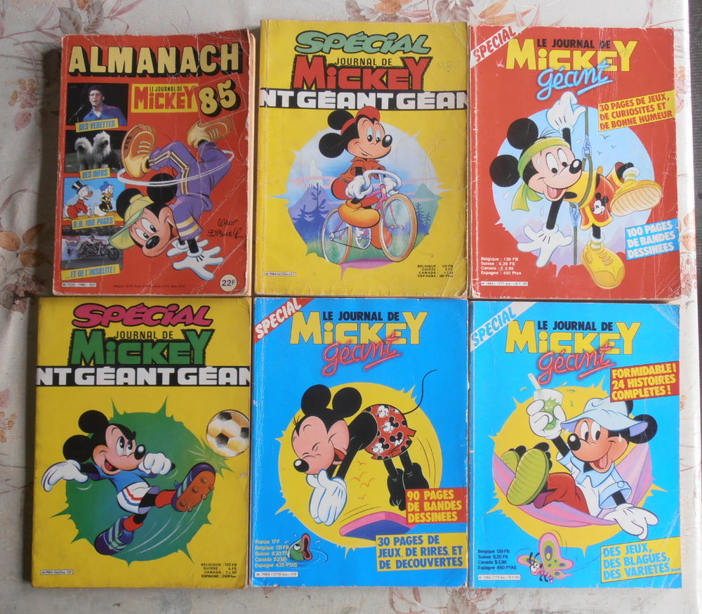 Journal de Mickey : Sp&eacute;cial G&eacute;ant 1563 1615 1719 1771 1779 Livres et BD