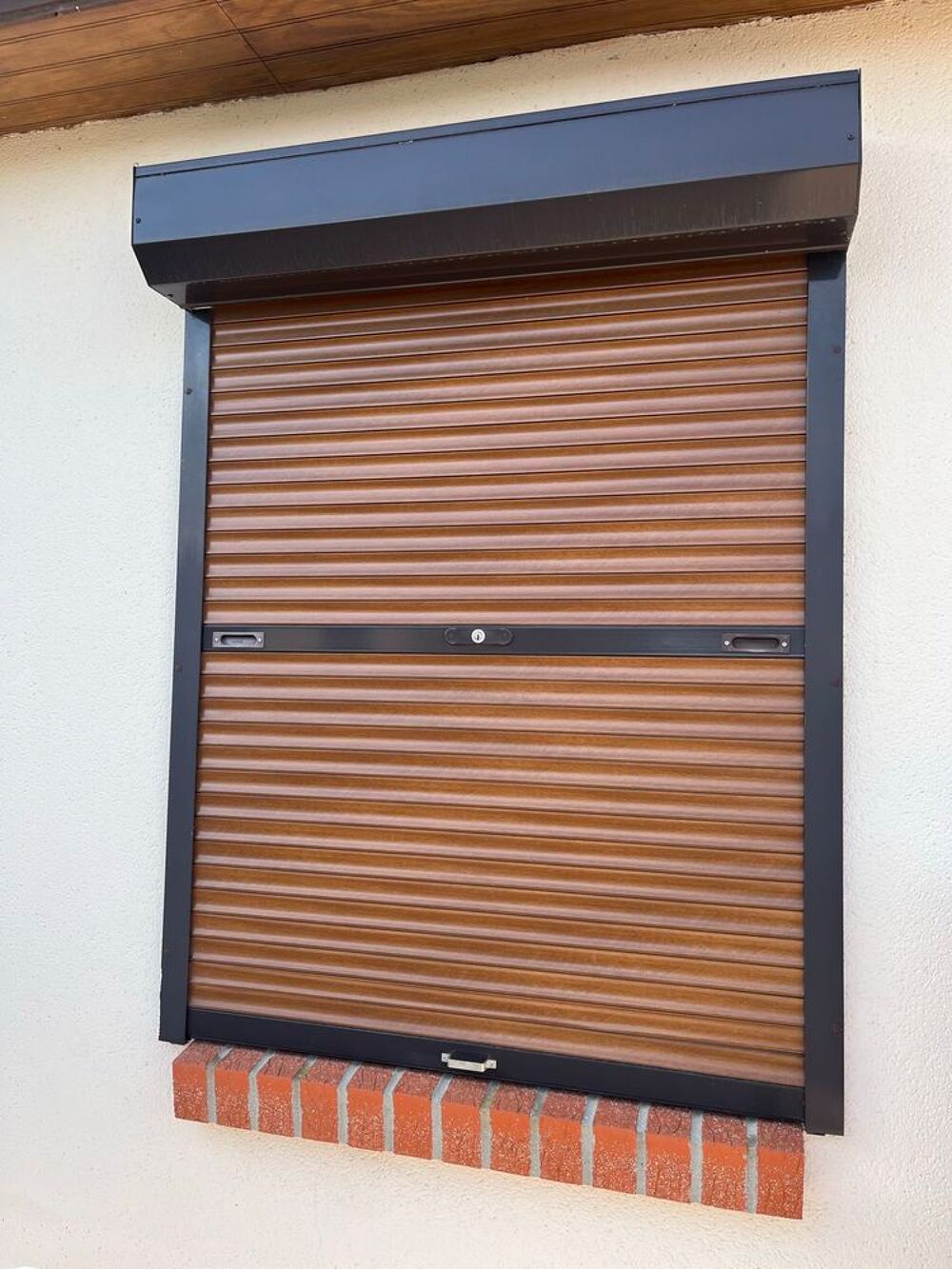 Volet roulant &agrave; cl&eacute; Bricolage