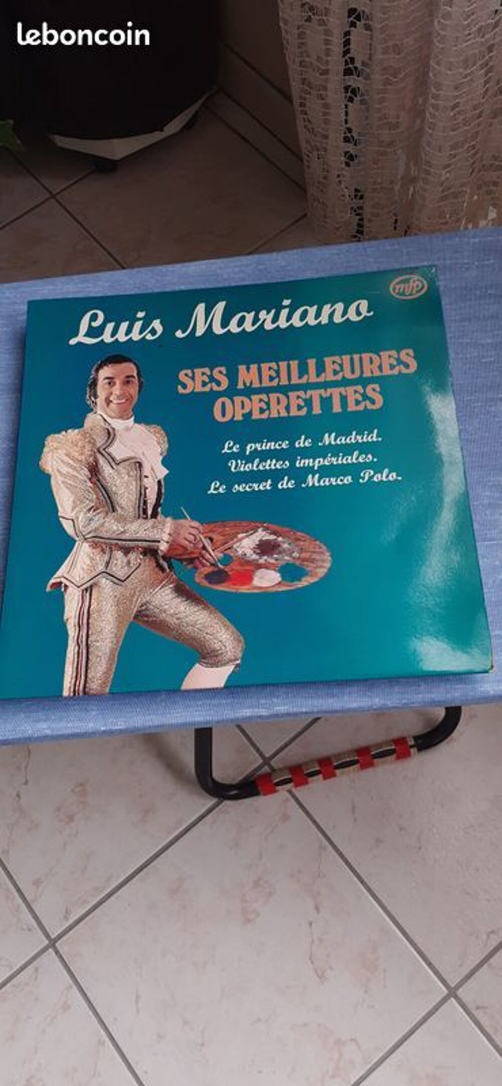 Lot de 2 disques vinyl 33 tours Luis Mariano CD et vinyles