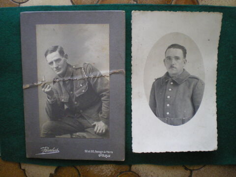 Photographie et carte postale militaire. 1 Caen (14)