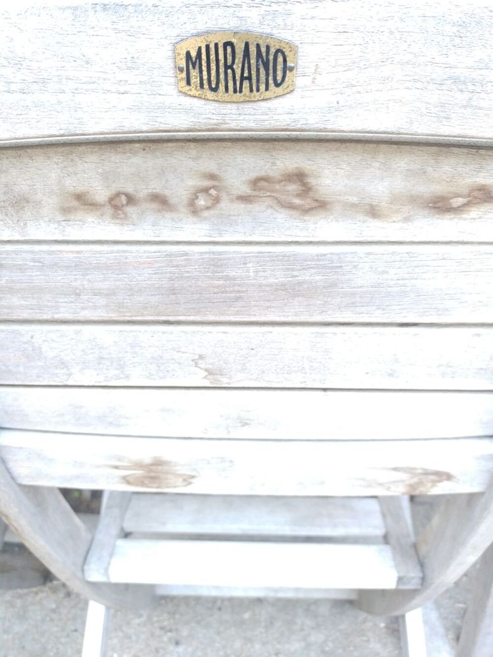 table de jardin + - chaises Meubles