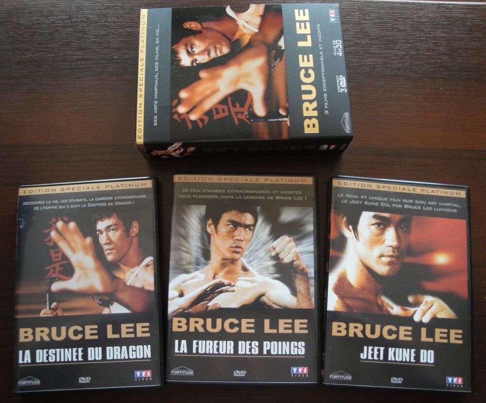 Bruce Lee - Coffret &eacute;dition sp&eacute;ciale platinum DVD et blu-ray