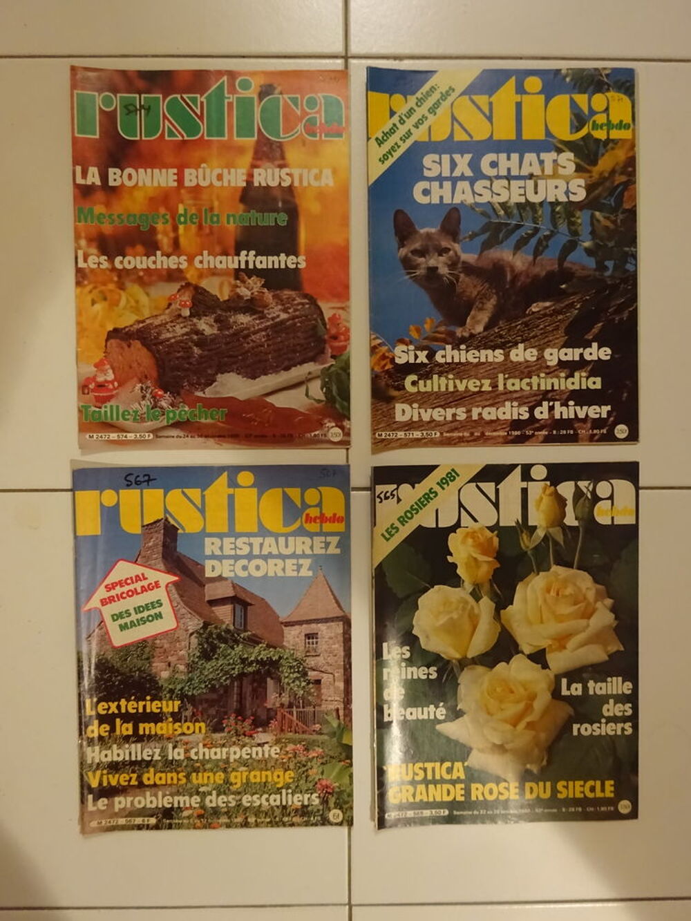 Collection RUSTICA (250 num&eacute;ros) Jardin