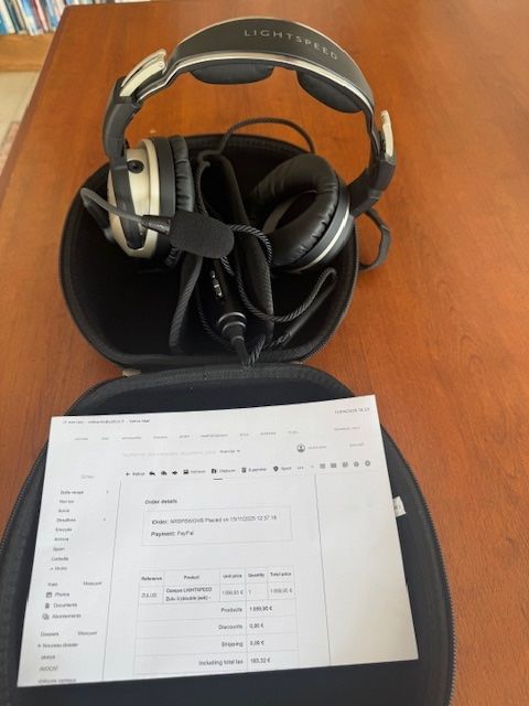 Casque pilote avion ZULU 3 850 Houx (28)