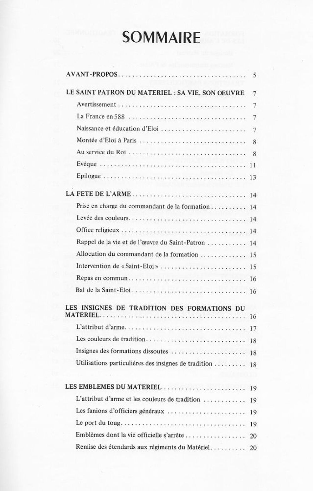TRADITION DU MATERIEL arm&eacute;e de terre Livres et BD