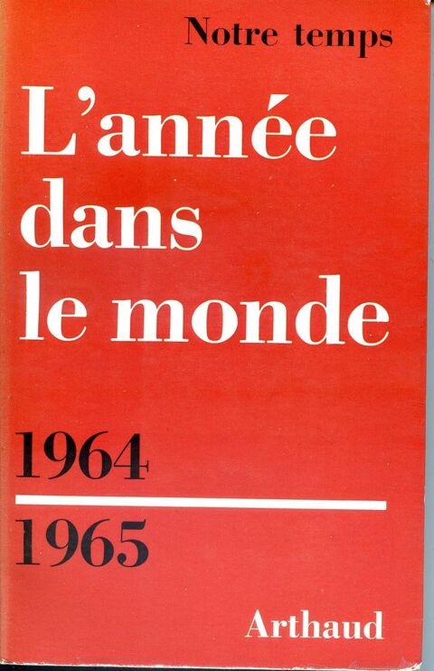 L'anne dans le Monde 1964 -1965 20 Rennes (35)