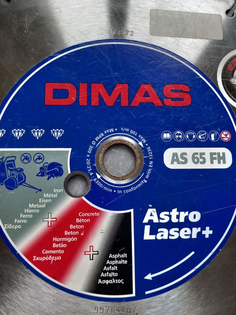 Lot 2 disques diamants pour sie sol ou disqueuse Bricolage
