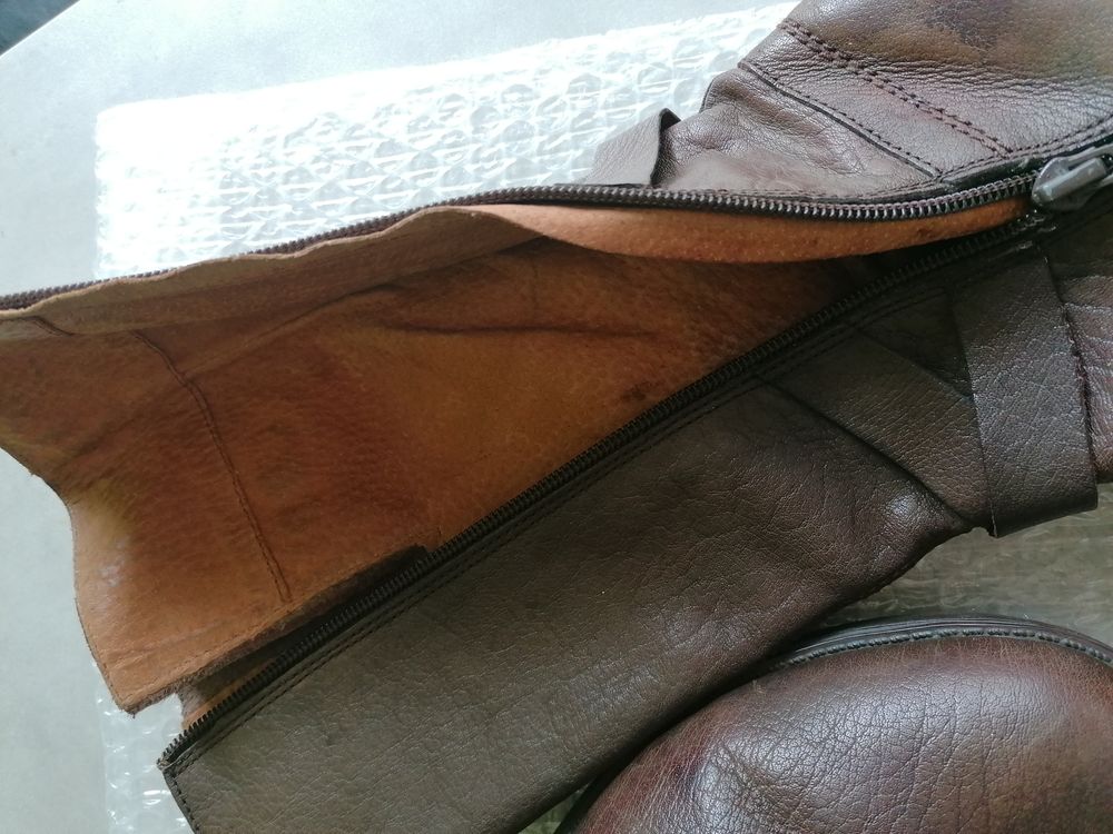Bottes cuir femme Chaussures