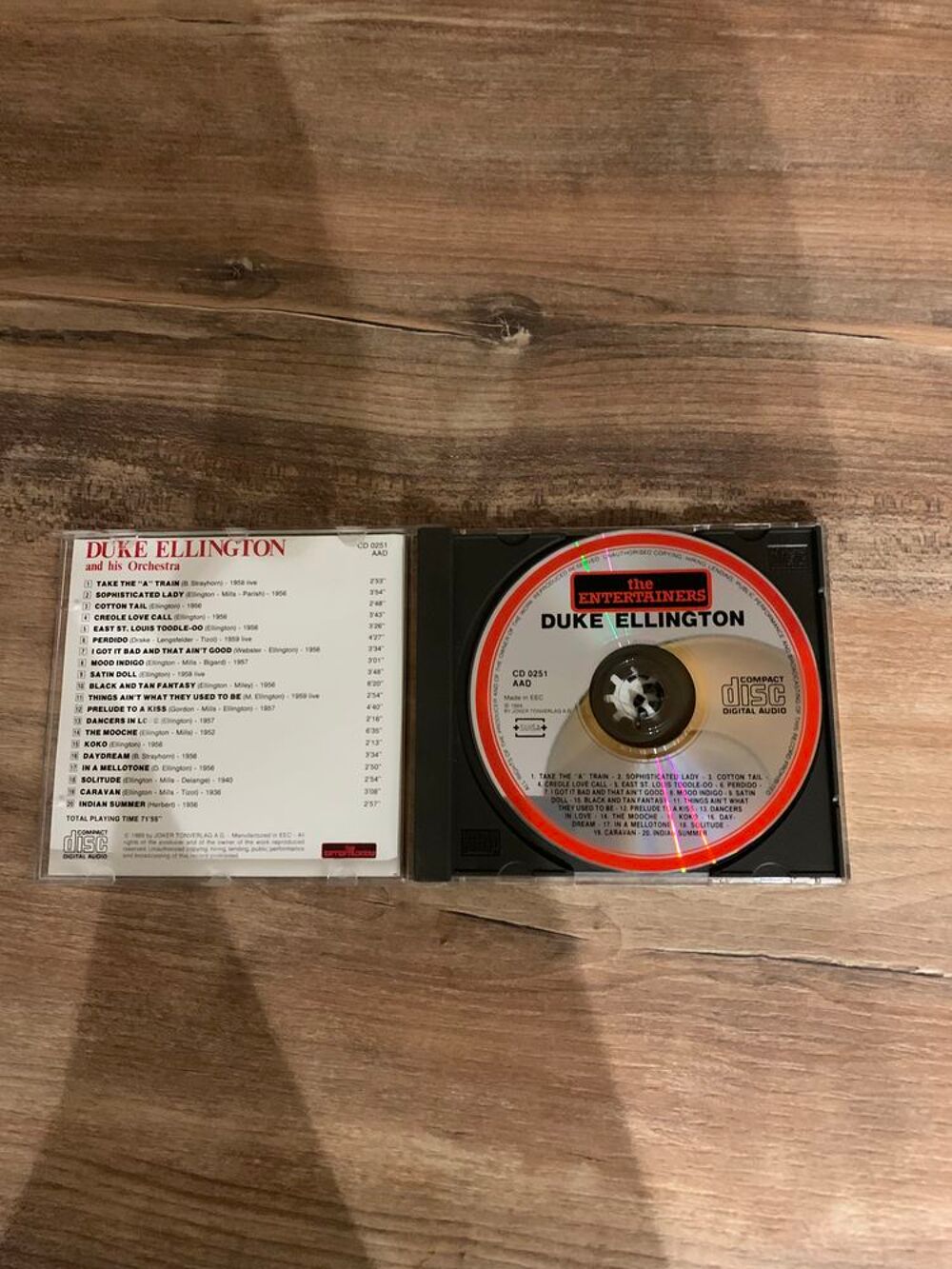 CD Duke Ellington and the orchestra &acute;&acute; Sophisticated lady &acute;&acute; CD et vinyles