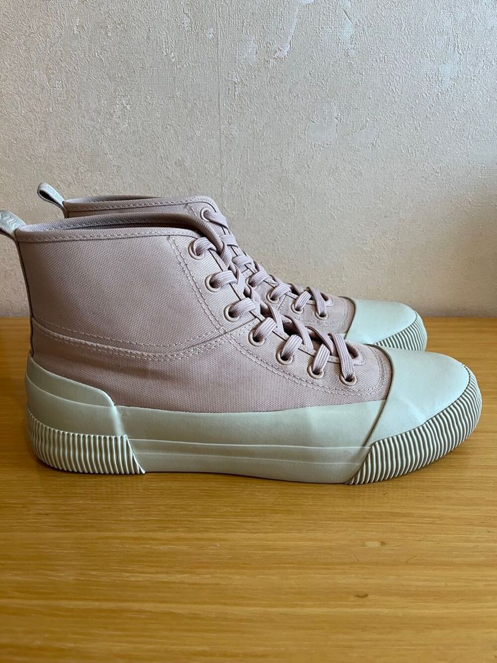 FEMME, AIGLE Baskets Rose Rubber Mid W FR.41 Fashion Color Chaussures