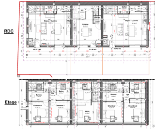  Immeuble  vendre 216 m
