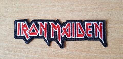 ecusson brod� 
Groupe de metal 
iron maiden 
15,5x5 cm 6 Carnon Plage (34)