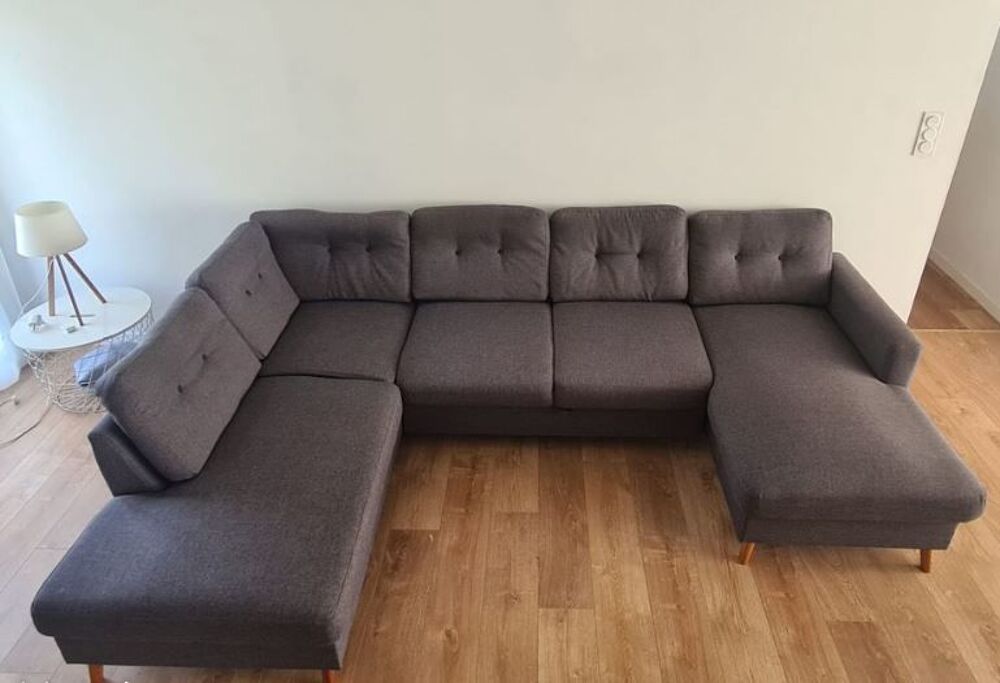 Grand canap&eacute; d'angle Bobochic 8 places ? style scandinave Meubles