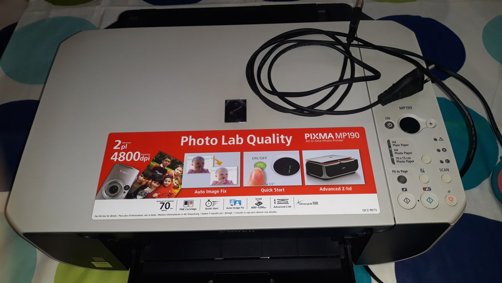 Imprimante Canon Pixma Mp 190 Matériel informatique