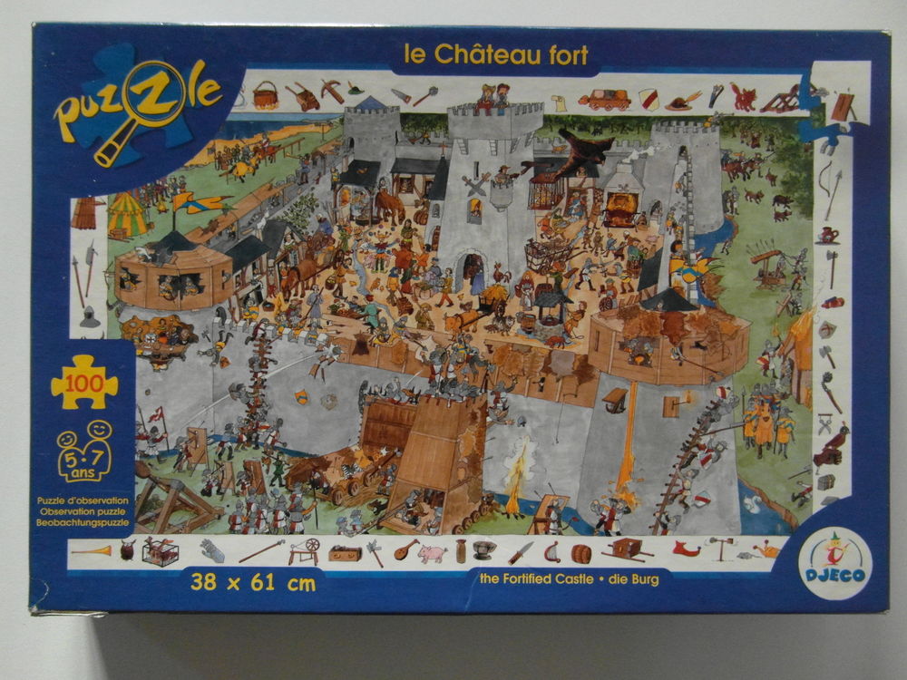 Puzzle d'observation : Le Ch&acirc;teau Fort Jeux / jouets