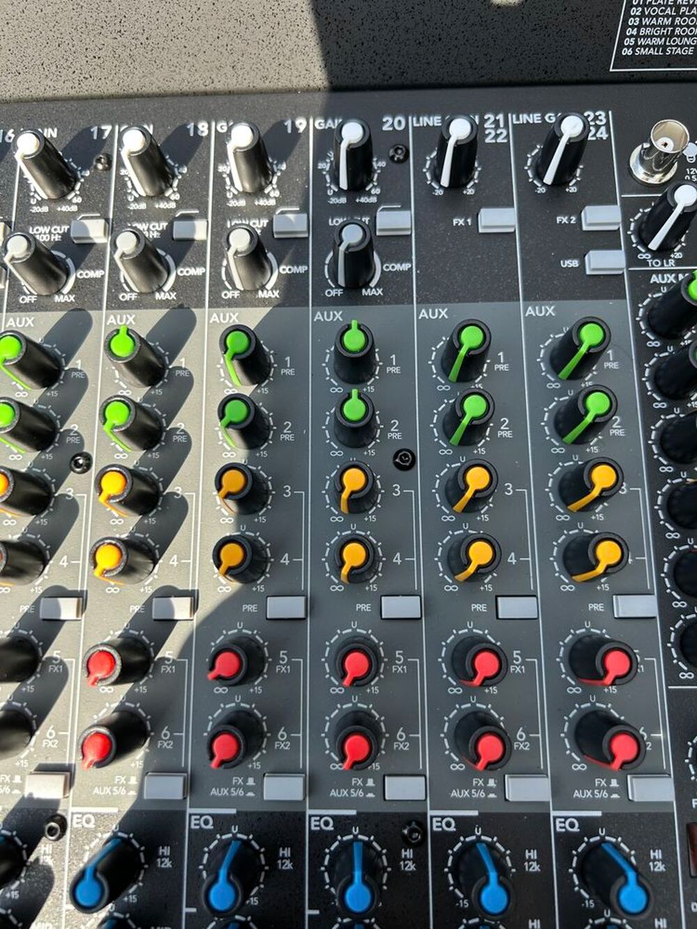 TABLE DE MIXAGE ANALOGIQUE MACKIE 2404 VLZ4 COMME NEUVE Audio et hifi