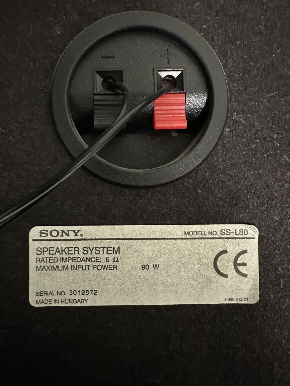 ENCEINTES SONY 90W Bon &Eacute;tat Audio et hifi