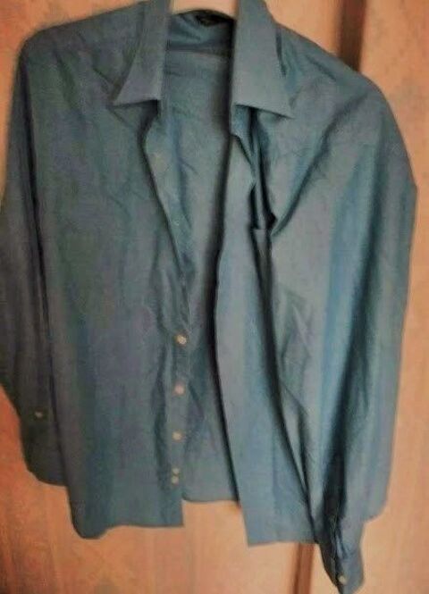 chemise manches longues bleue Jules 5 Marcq-en-Barœul (59)