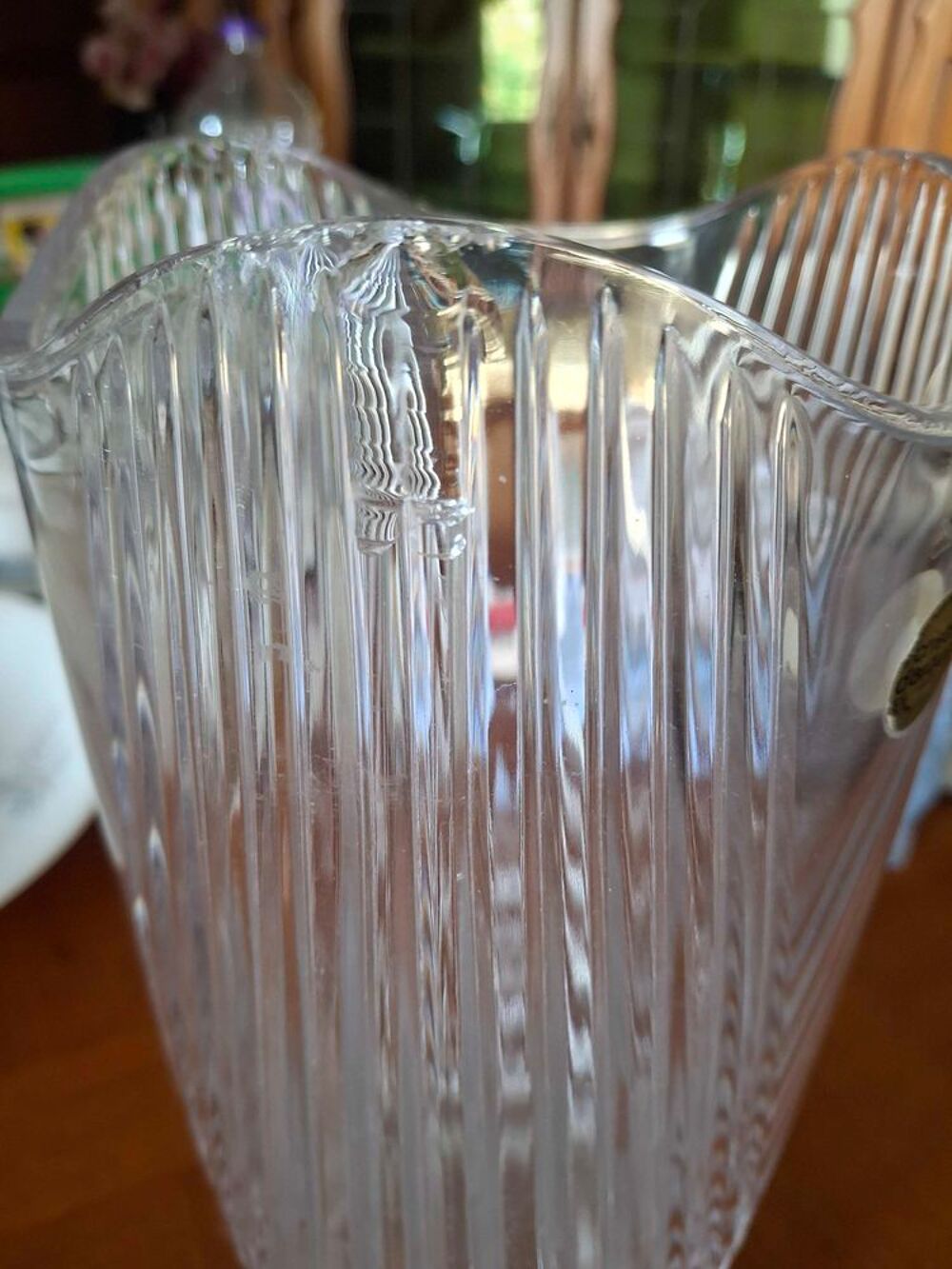 Vase cristal d'Arques Décoration
