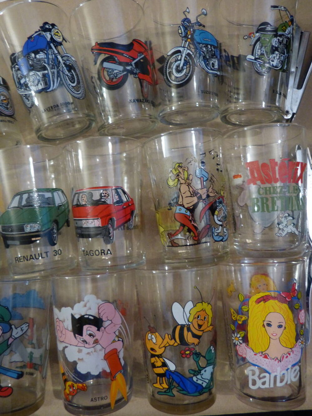  VERRE BD TV MOTO AUTO a choisir 