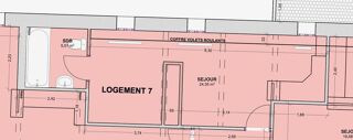  Appartement à louer 1 pièce 21 m²