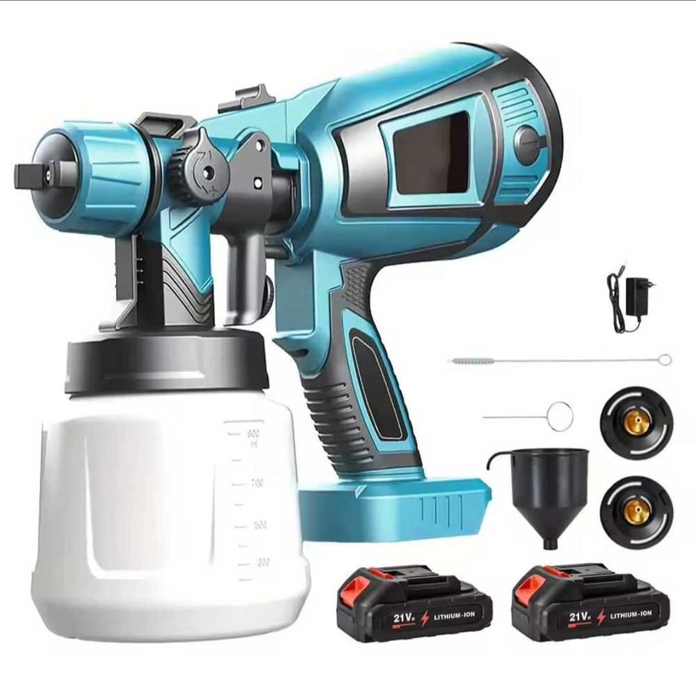 pistolet &agrave; peinture airless &agrave; batterie compatible Makita Bricolage