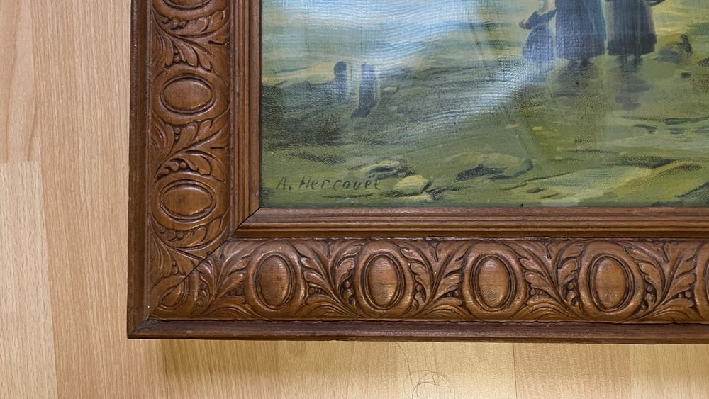 TABLEAU PAYSAGE BRETON A HERCOUET Décoration