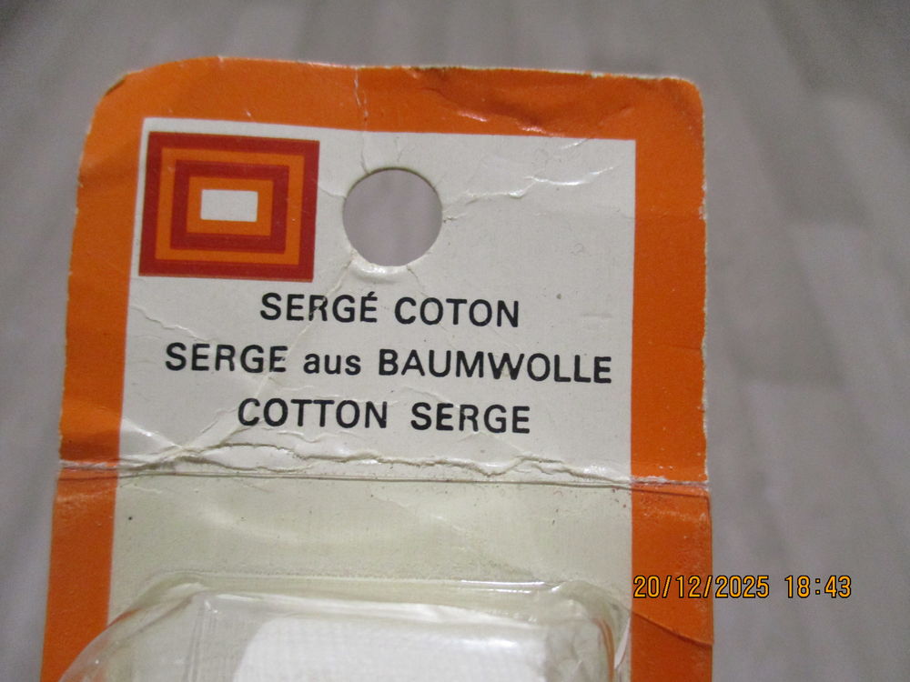 Serge coton Bricolage