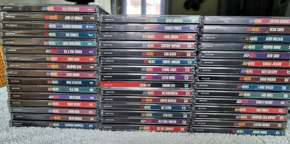 COLLECTION CD JAZZ BLUES CD et vinyles
