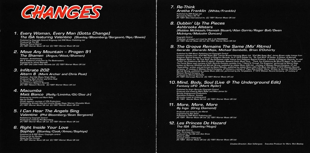 CD Changes Compilation CD et vinyles