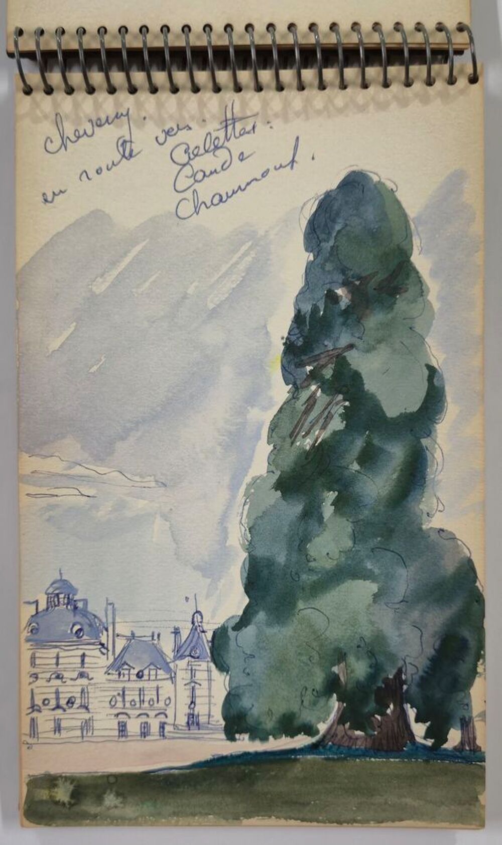 Suzanne GU&Eacute;GUEN (1900-1979) Carnet de route d'une randonn&eacute;e 