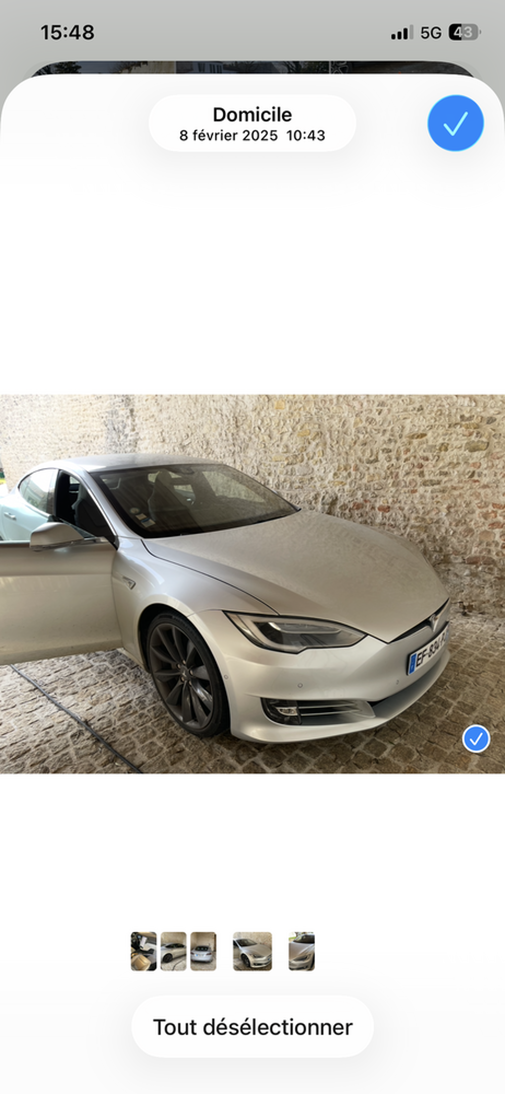 Model S MODEL S P90D Dual Motor Performance 2016 occasion 17140 Lagord