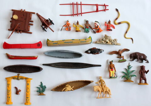 Accessoires diorama Western, Starlux, Timpo, Davy Crockett 40 Issy-les-Moulineaux (92)