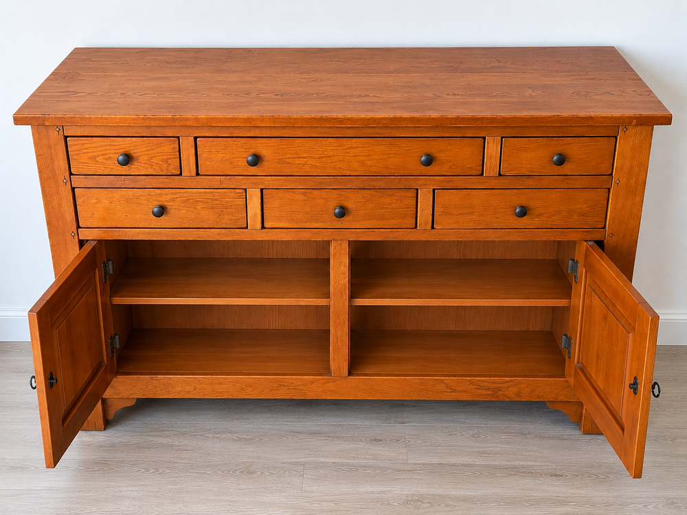 Buffet enfilade ch&ecirc;ne massif Meubles