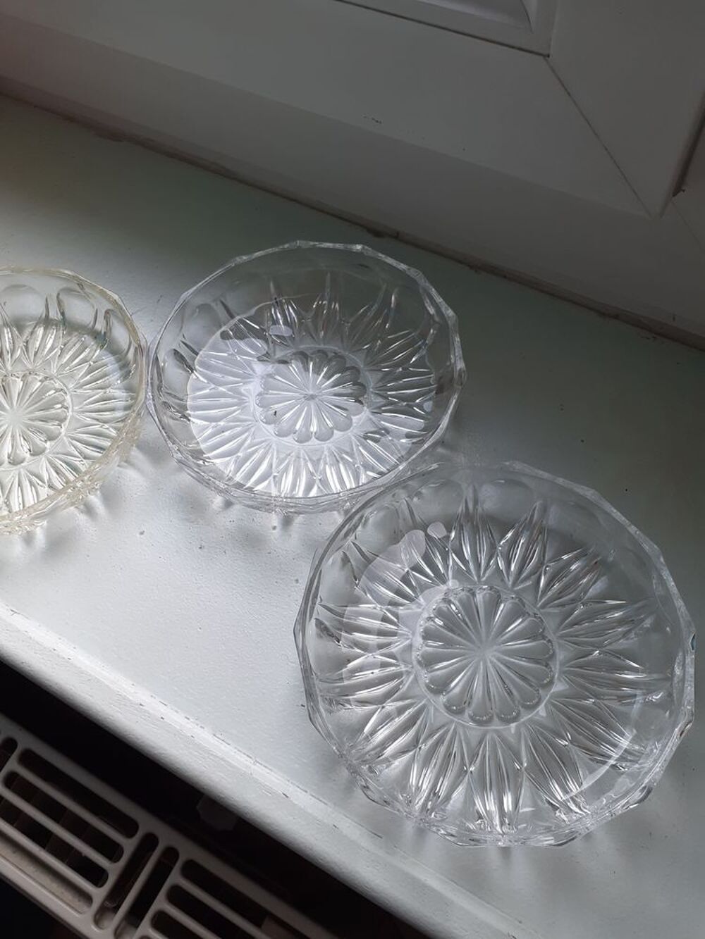Coupelles rondes en verre vintage Cuisine