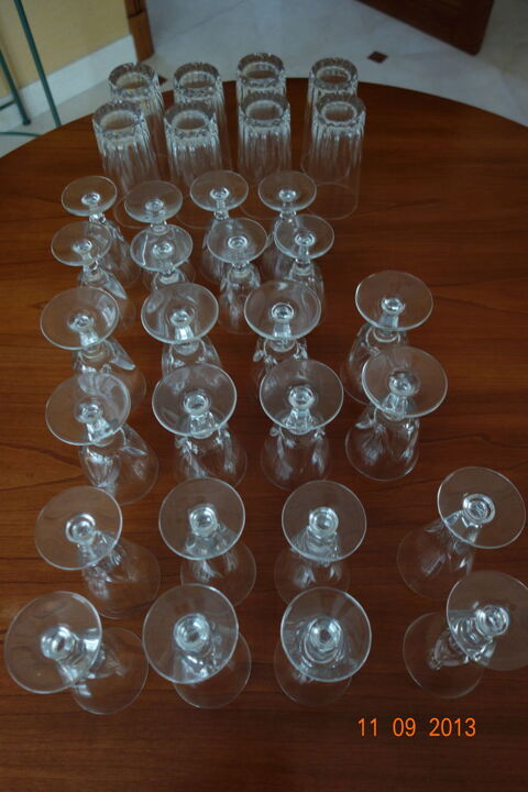 verres cristal de Baccarat  1400 Meaux (77)